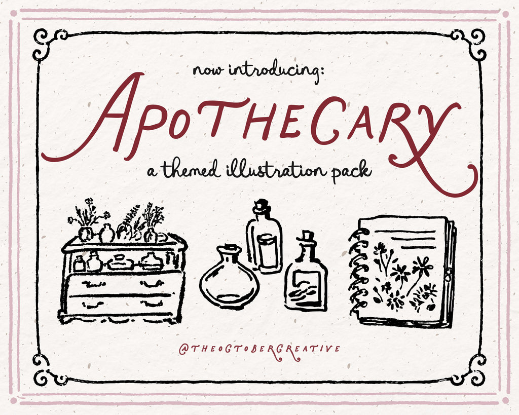 Apothecary Doodle Pack, preview 2