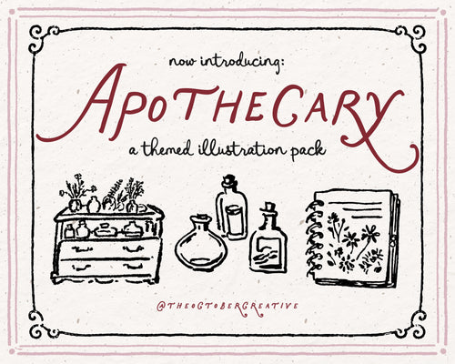 Apothecary Doodle Pack, preview 2