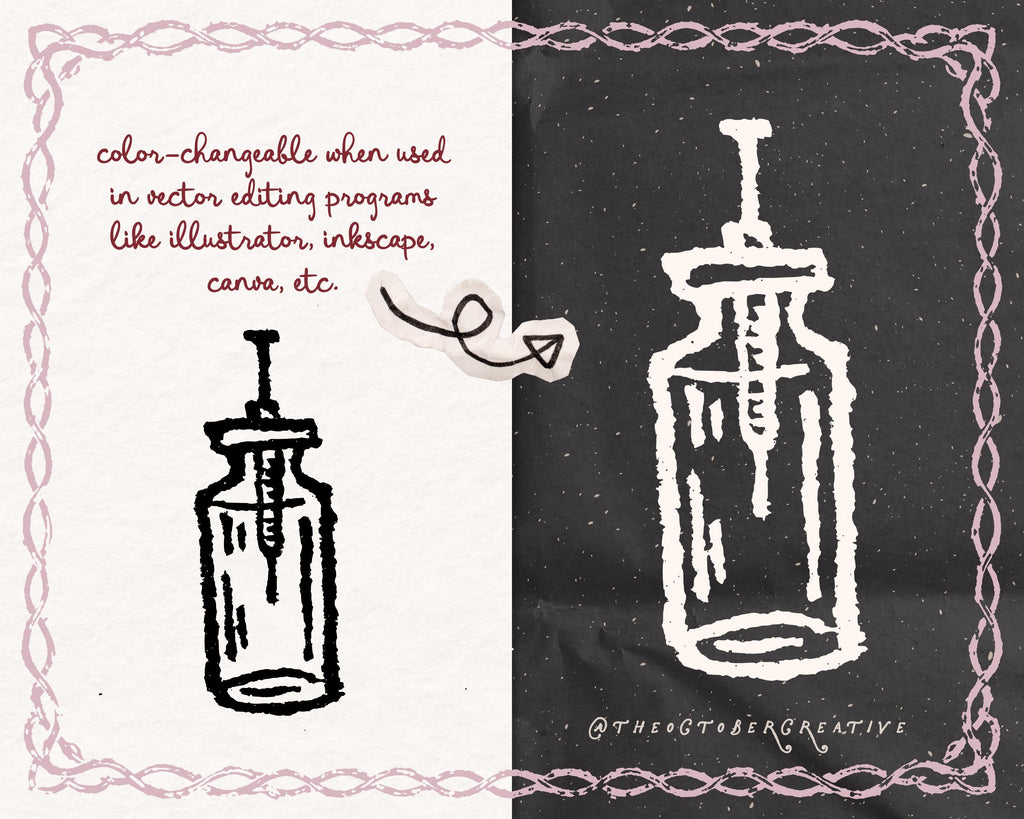 Apothecary Doodle Pack, preview 3