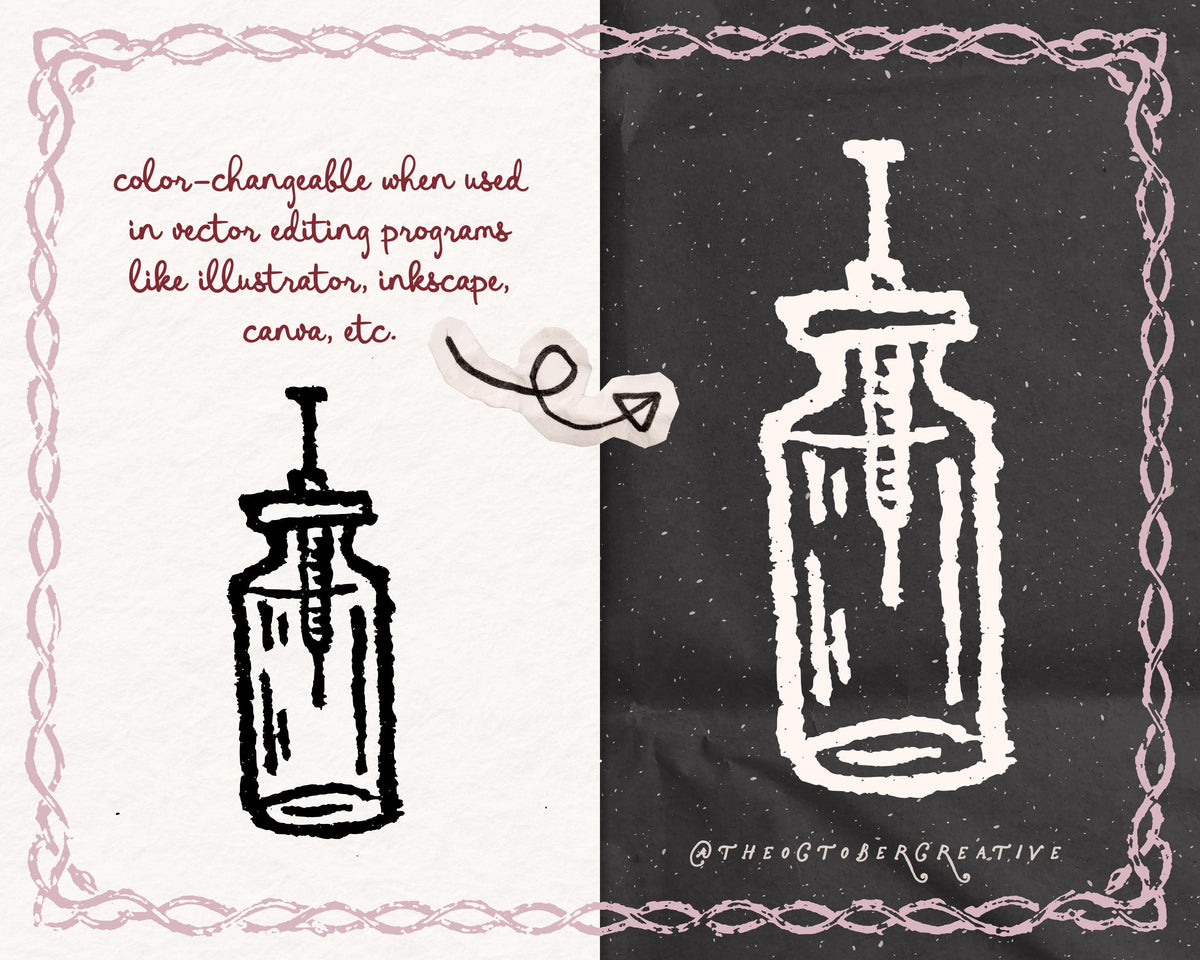Apothecary Doodle Pack, preview 3