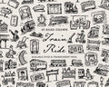 Train Ride Doodle Pack, preview 1
