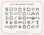 Heraldry Doodle Pack, preview 5