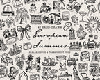 European Summer Doodle Pack, preview 1