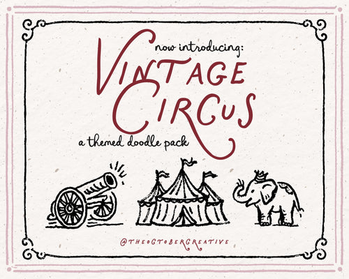 Circus Doodle Pack, preview 2