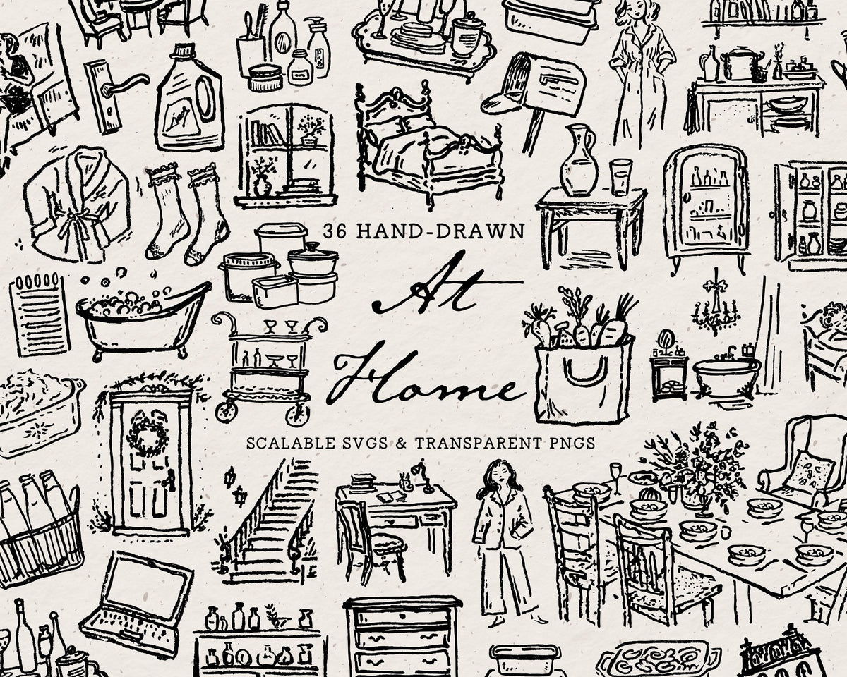 At Home Doodle Pack, preview 1