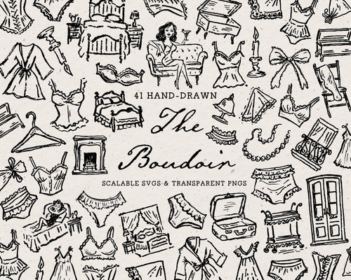 Boudoir Doodle Pack, preview 1
