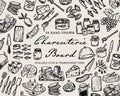 Charcuterie Doodle Pack, preview 1