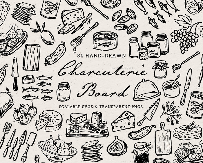 Charcuterie Doodle Pack