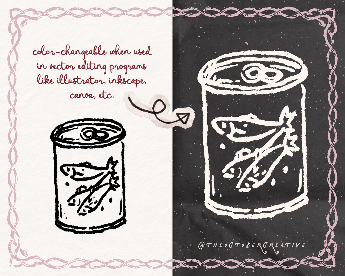 Charcuterie Doodle Pack, preview 3