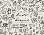 Coastal Cowgirl Doodle Pack, preview 1