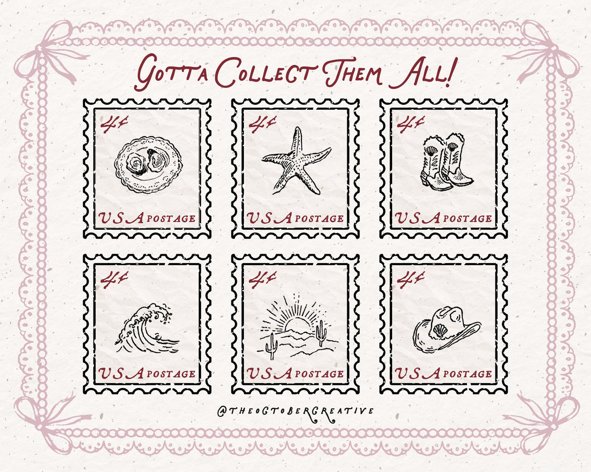 Coastal Cowgirl Doodle Pack, preview 6