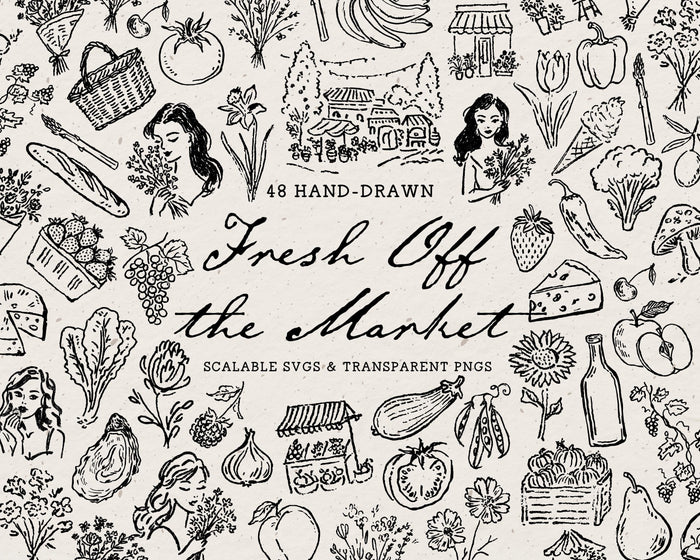 Fresh Off the Market Doodle Pack