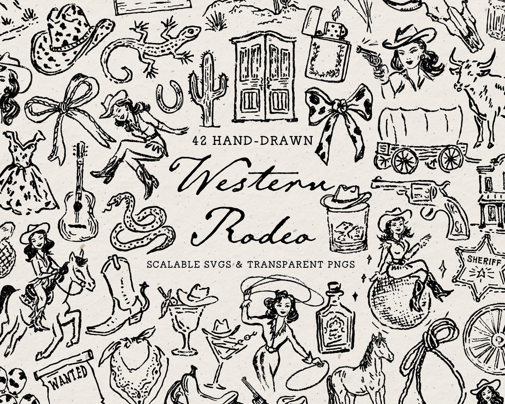 Rodeo Doodle Pack, preview 1