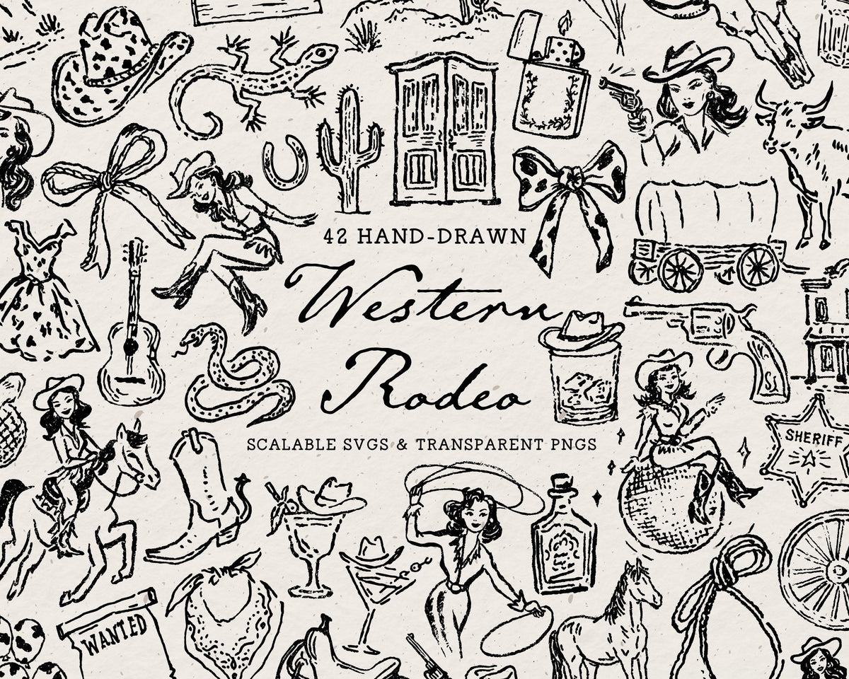 Rodeo Doodle Pack, preview 1