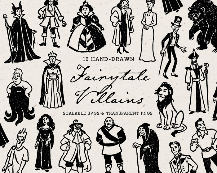 Fairytale Villains Doodle Pack