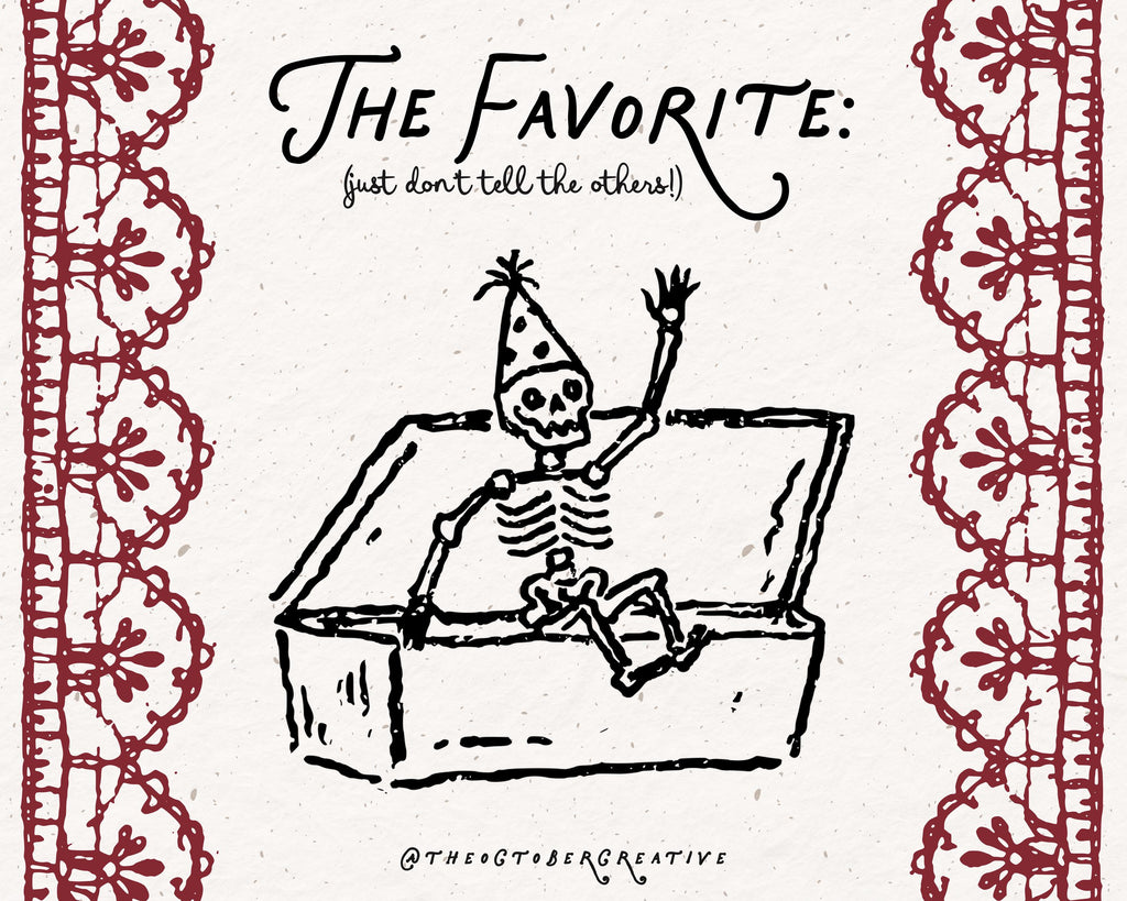 Halloween Skeletons Doodle Pack, preview 5