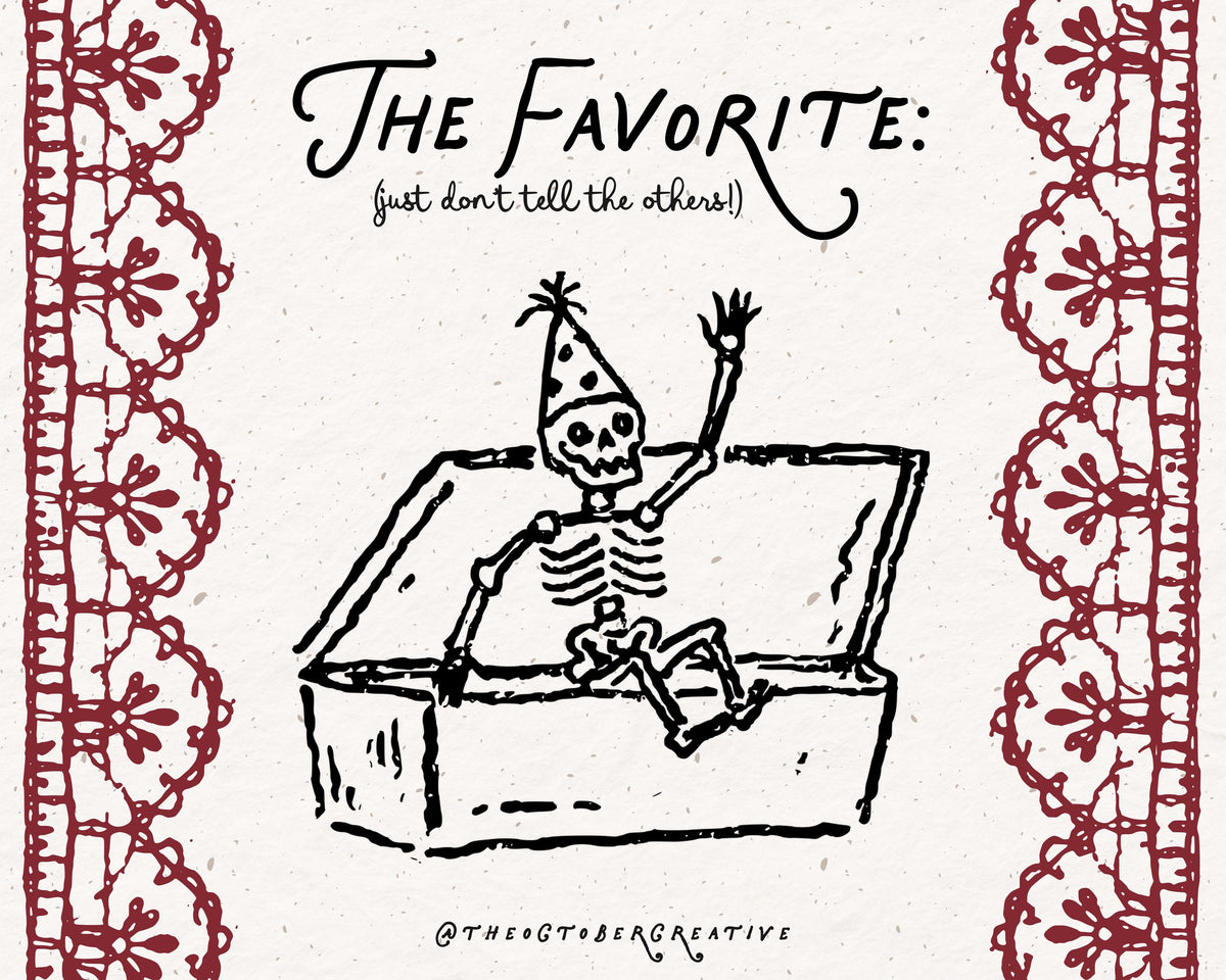 Halloween Skeletons Doodle Pack, preview 5