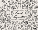 Dark Coquette Doodle Pack, preview 1