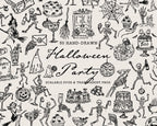 Halloween Party Doodle Pack, preview 1
