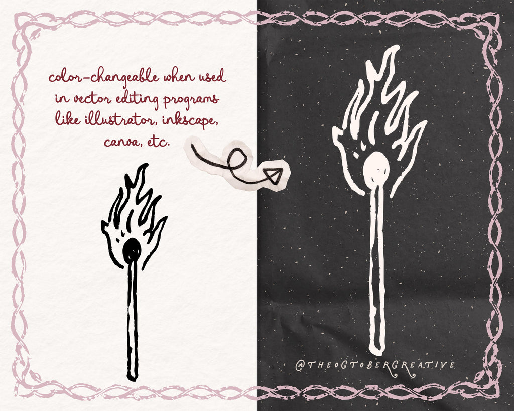 Dark Coquette Doodle Pack, preview 2
