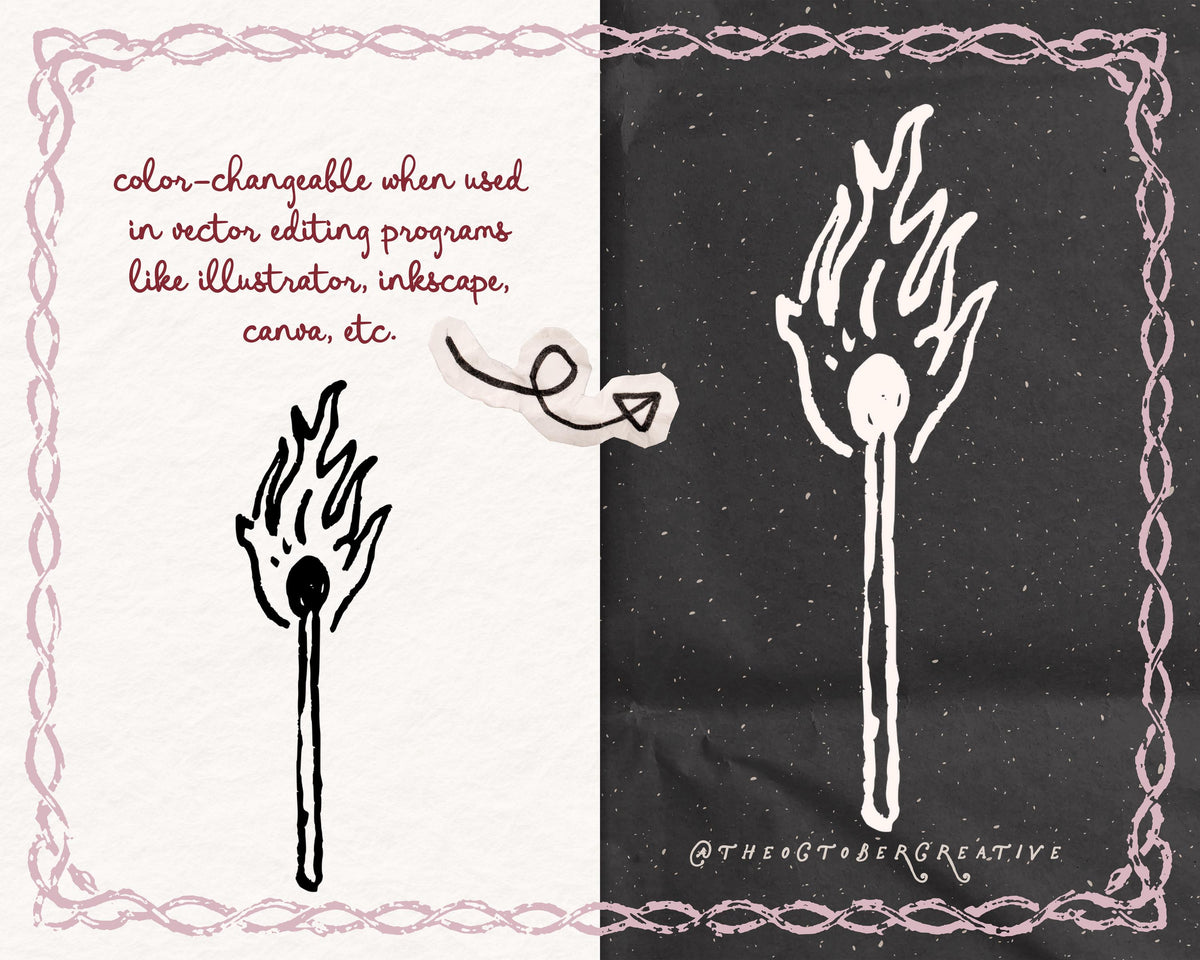 Dark Coquette Doodle Pack, preview 2