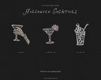 Halloween Cocktails Doodle Pack, preview 8