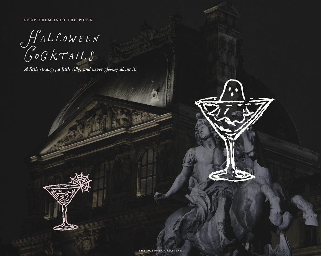 Halloween Cocktails Doodle Pack, preview 9