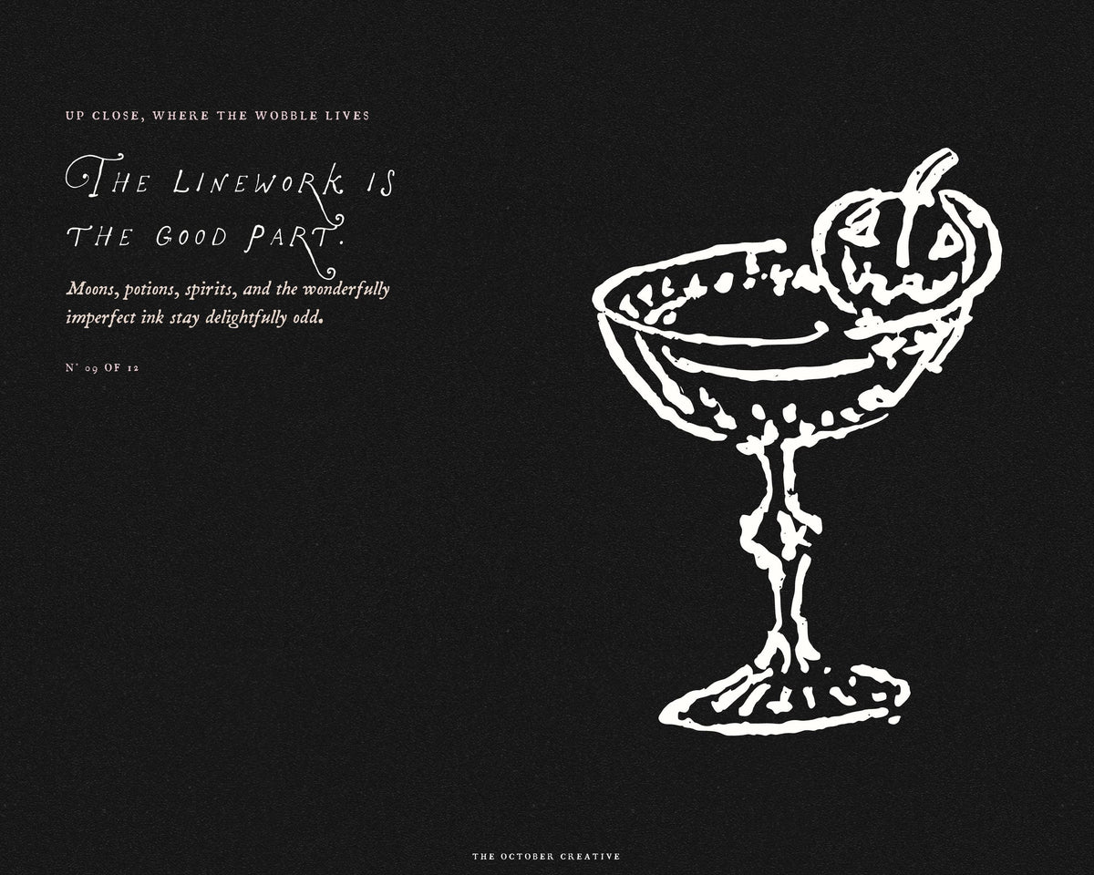 Halloween Cocktails Doodle Pack, preview 10