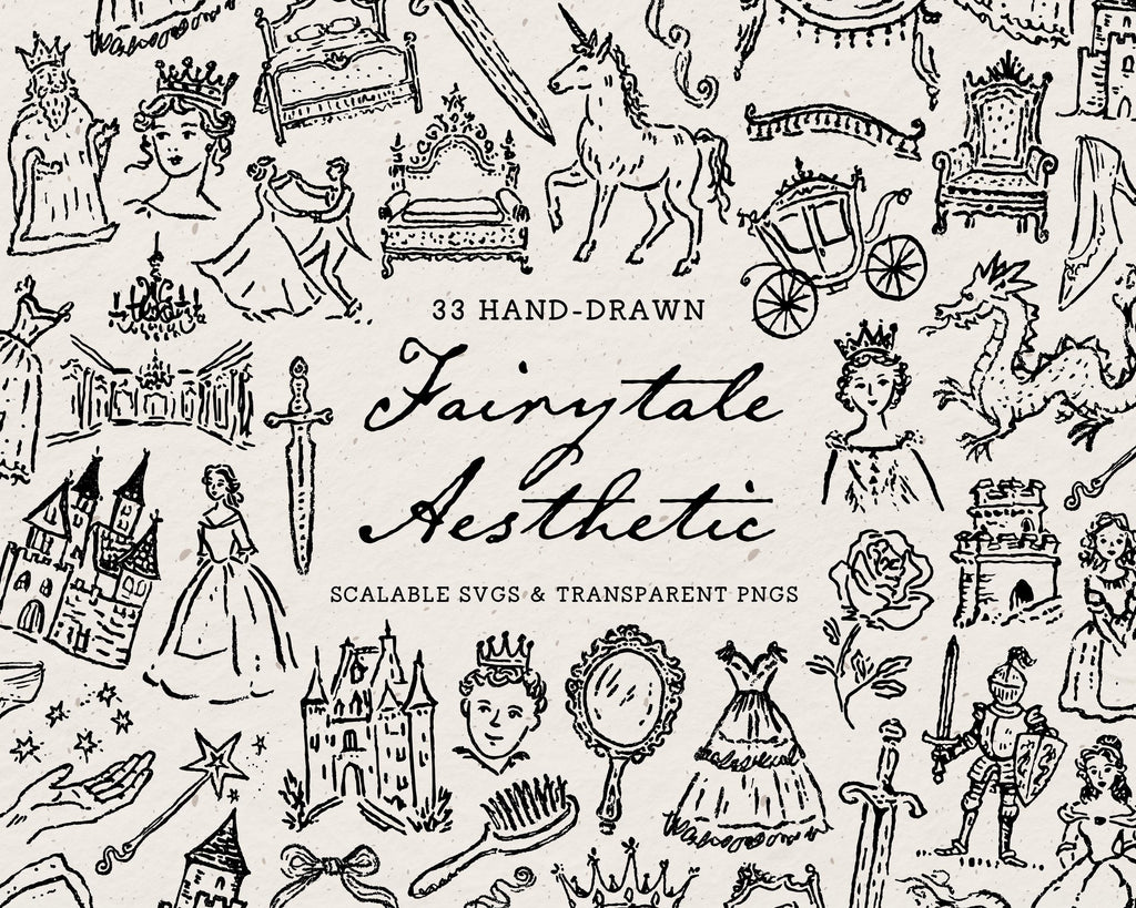 Fairytale Doodle Pack, preview 1