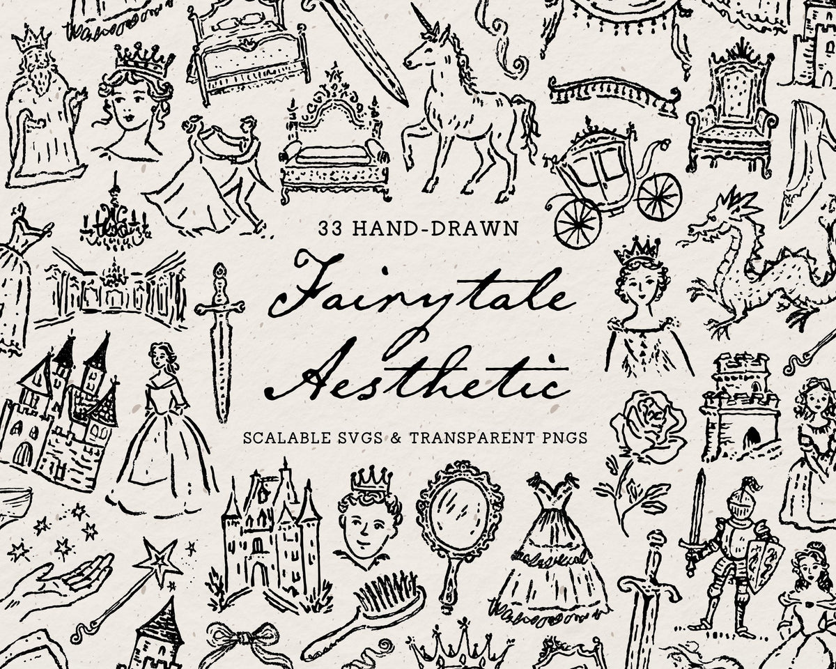 Fairytale Doodle Pack, preview 1