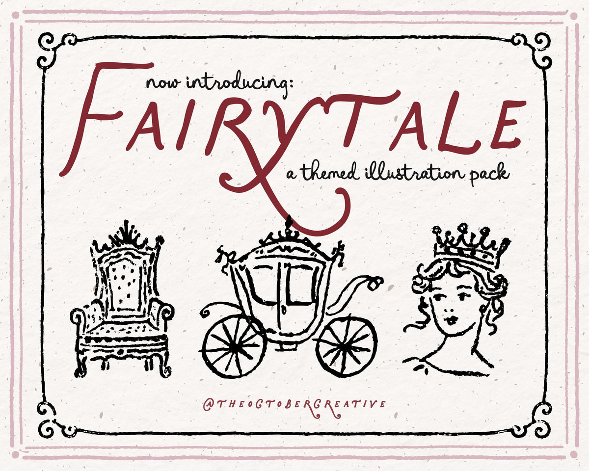 Fairytale Doodle Pack, preview 2