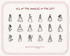 Fairytale Princesses Doodle Pack, preview 5