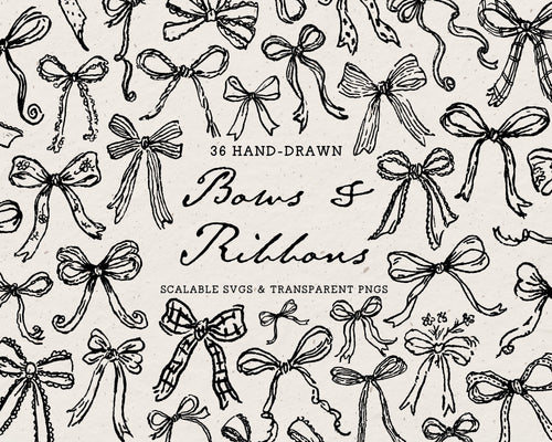 Bows Doodle Pack, preview 1