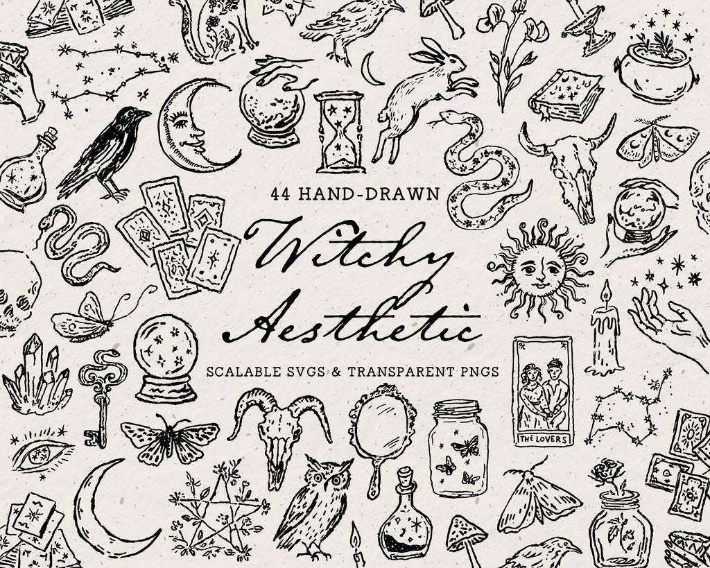 Witchy Doodle Pack, preview 1