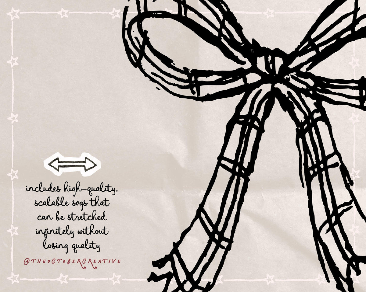 Bows Doodle Pack, preview 3