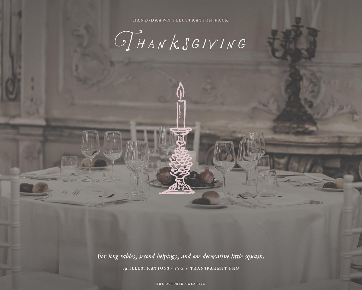 Thanksgiving Doodle Pack, preview 8