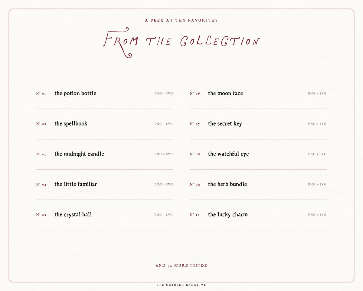 Witchy Doodle Pack, preview 13