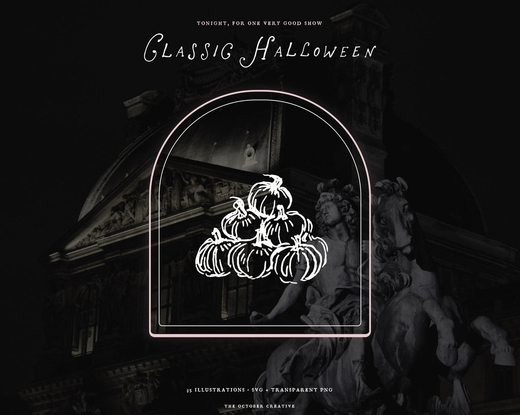 Classic Halloween Doodle Pack, preview 17
