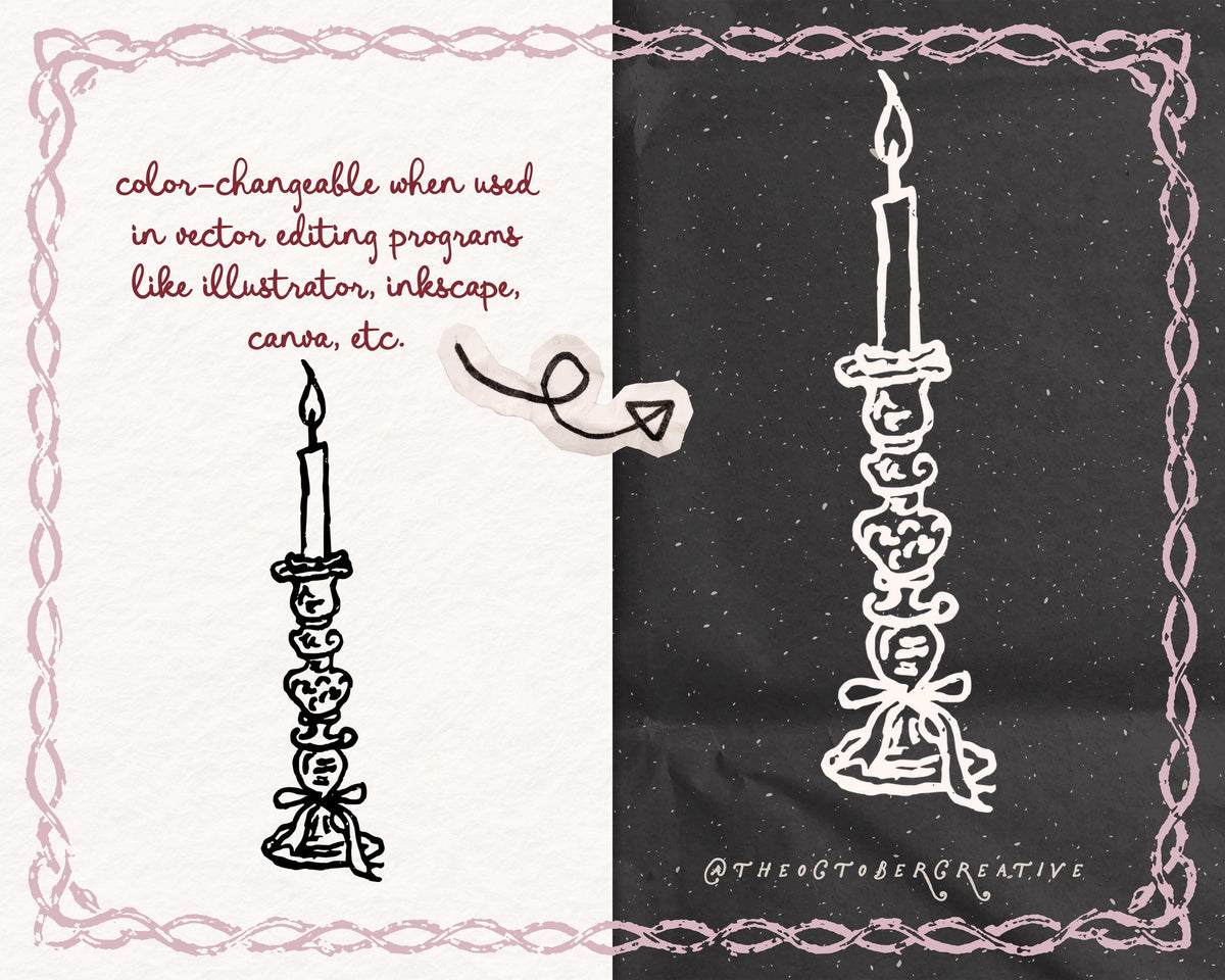 Elegant Wedding Doodle Pack, preview 2