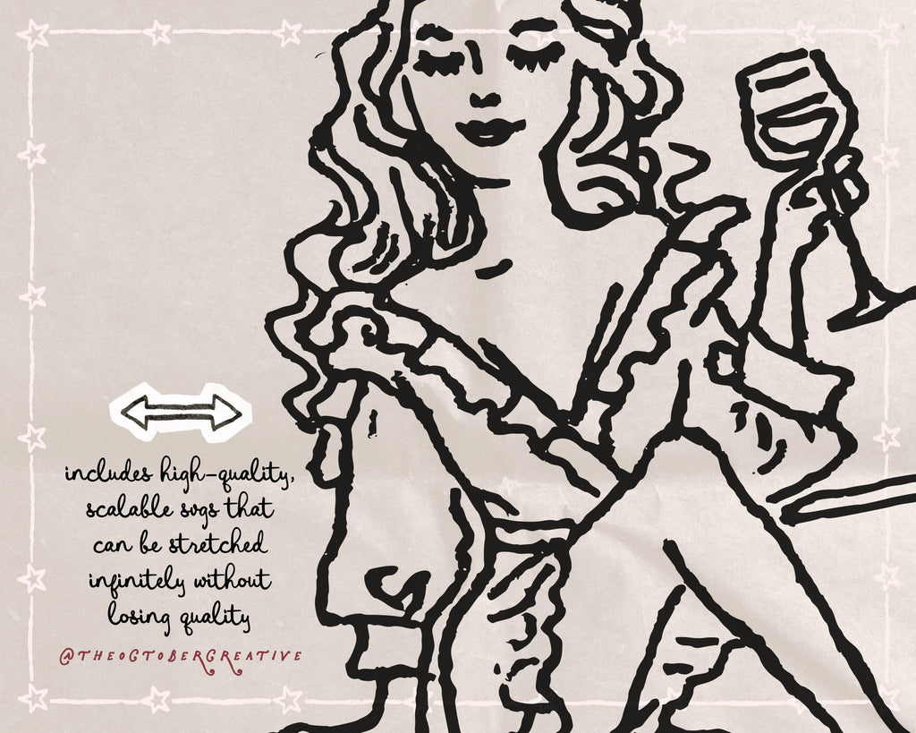 Girls Trip Doodle Pack, preview 4