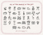 Girls Trip Doodle Pack, preview 5
