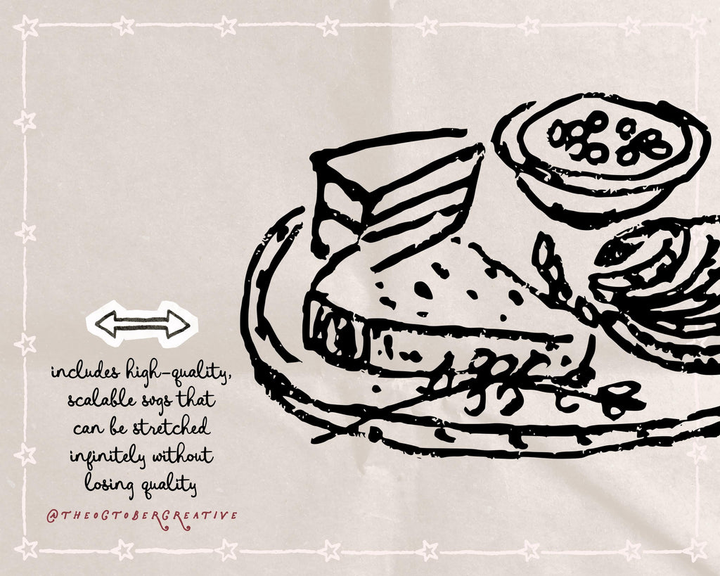 Food Doodle Pack, preview 3