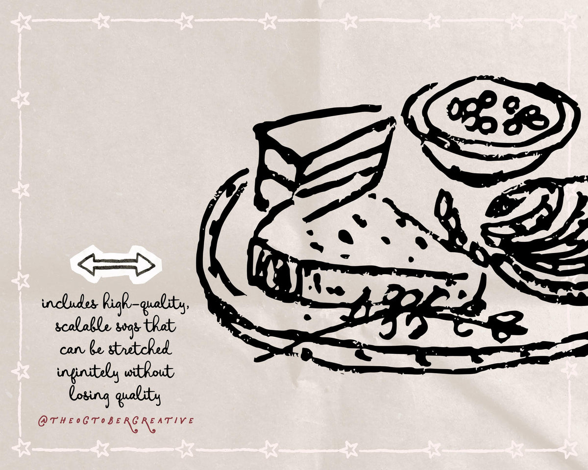 Food Doodle Pack, preview 3