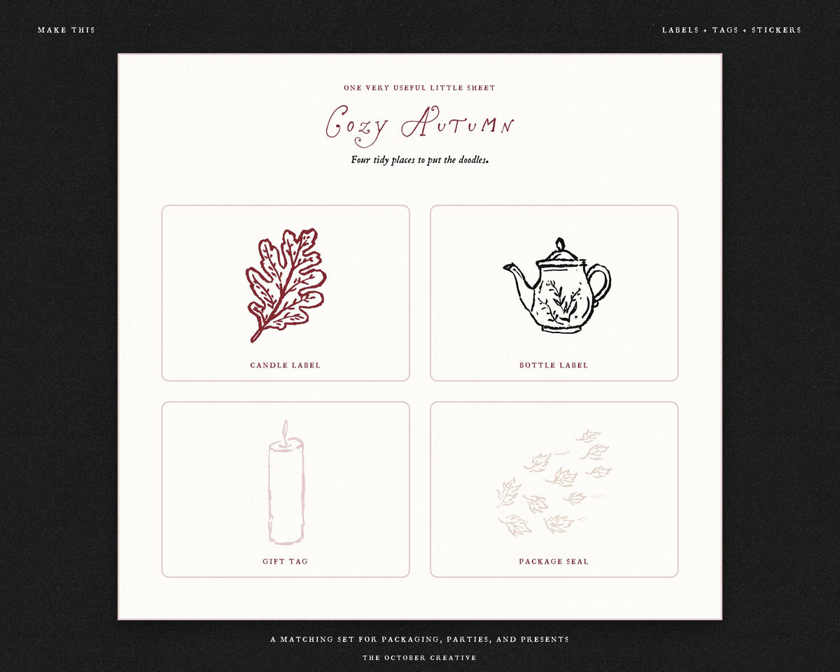 Cozy Autumn Doodle Pack, preview 16