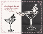 Christmas Cocktails Doodle Pack, preview 2