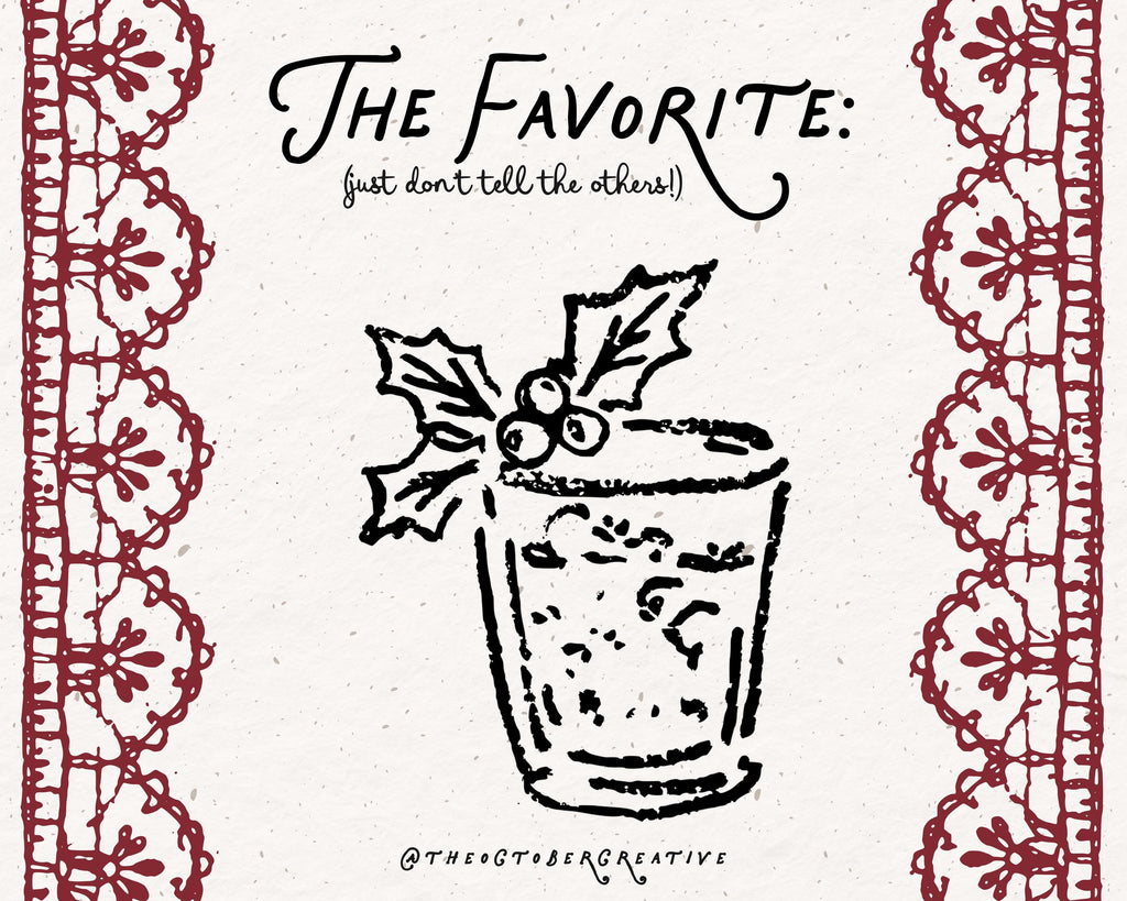 Christmas Cocktails Doodle Pack, preview 5