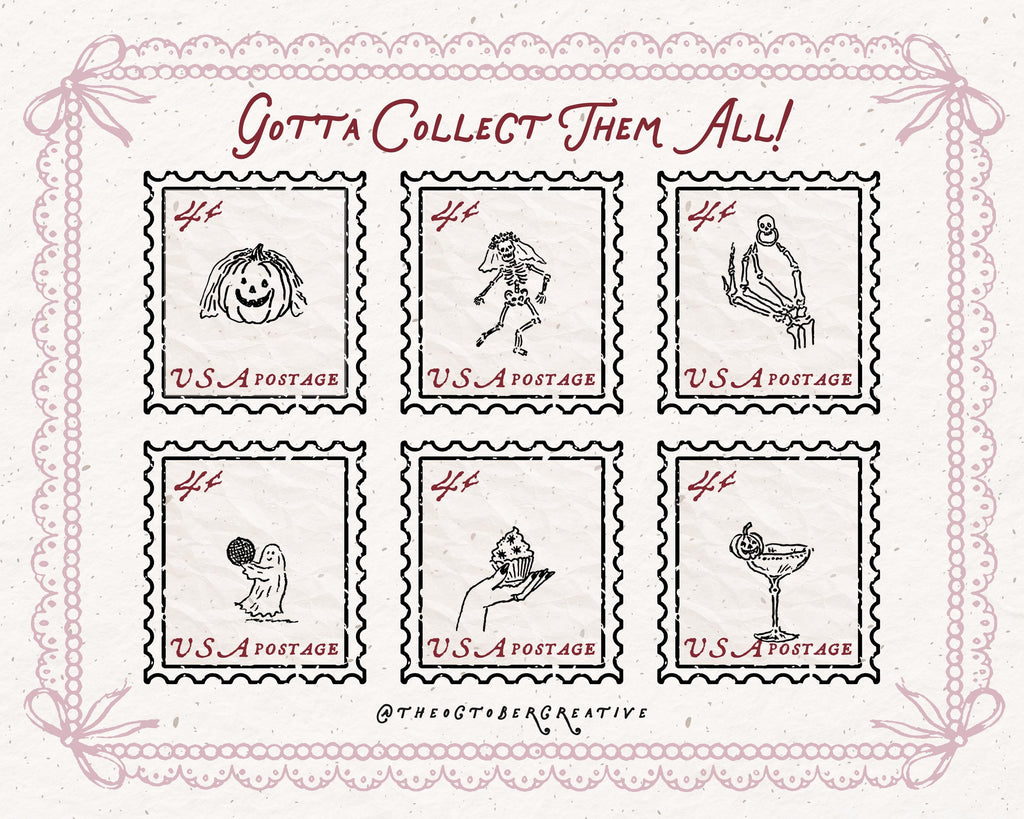 Spooky Bachelorette Doodle Pack, preview 6