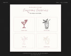 Christmas Cocktails Doodle Pack, preview 16
