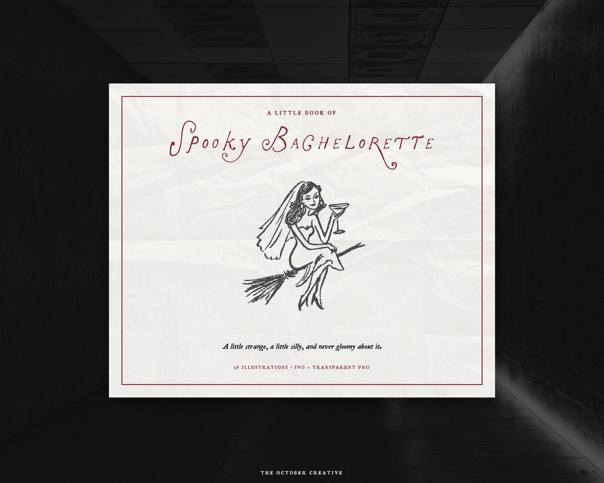 Spooky Bachelorette Doodle Pack, preview 17