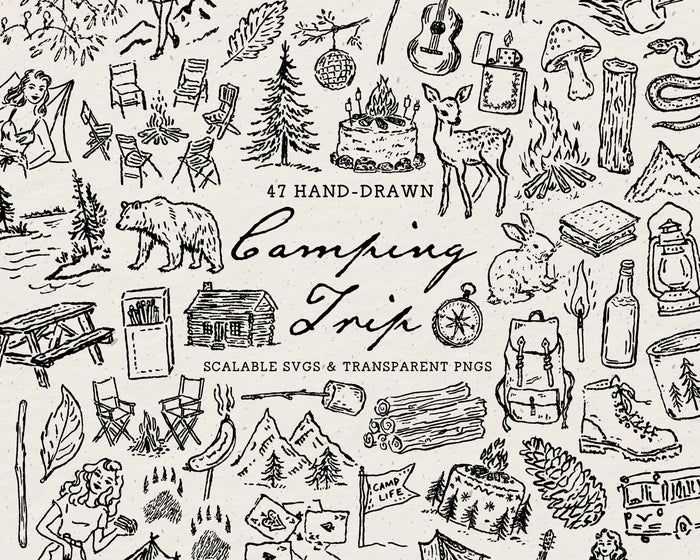 Camping Doodle Pack